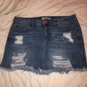 Jean Mini Skirt